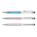2-in-1 Jeweled Ballpoint Pen w/ Capacitive Stylus